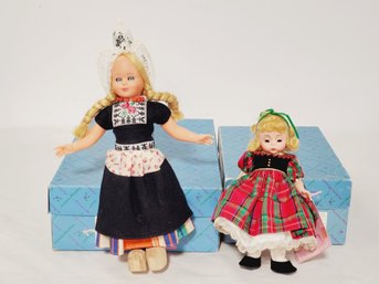 Two Vintage Madame Alexander Collectible Dolls In Original Boxes - Including Saks Fifth Avenue & Dutch Girl