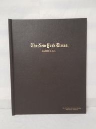 Vintage New York Times 1925 Original Hard Cover Bound Newspaper - March 10, 1925