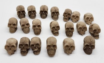 Lot Of 20 Miniature Skulls