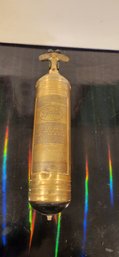 Antique Brass Fire Extinguisher