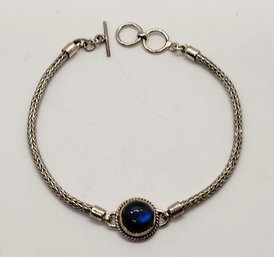 Labradorite Bracelet In Sterling