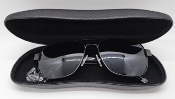 Eyebobs Big Ball Black/Grey Sunglasses In Hard Snap Case