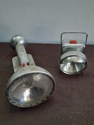 Vintage Lamp/flashlights Pair Of 2