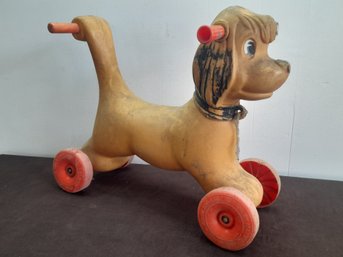 Vintage Marx Toys Dog Ride On