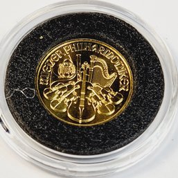 2002...... 1/10 Ounce .999 Gold Philharmonic Coin PROOF