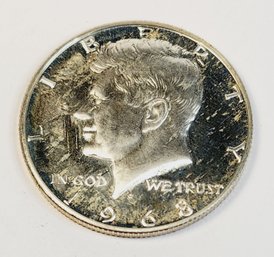 1968 S .... Kennedy SILVER  Proof  Half Dollar