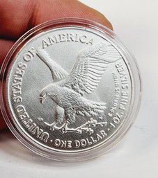 2022 American Silver Eagle .999 NEW Eagle Design On Back