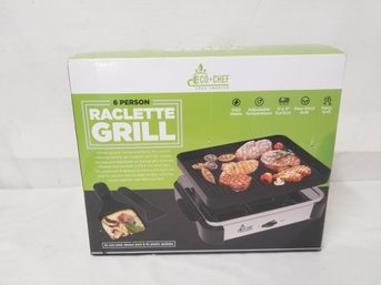 Eco-chef Cook Smarter 6 Person Raclette Grill - NEW