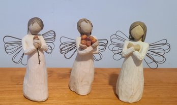 Willow Tree Angels, Good Health, Loving Angel And Sing For Love Angel