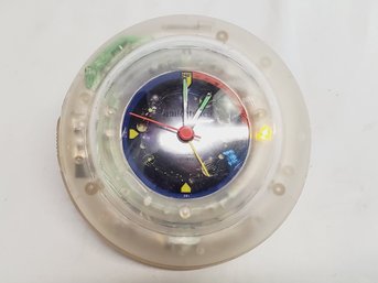 Lumi@touch Pink Plastic Celestial Themed Alarm Clock