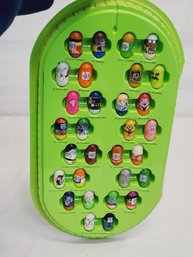 Mighty Beanz Lot Of 30 Assorted Beanz In Half Case