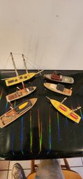 Collection Of Wooden Ships