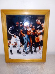 Signed Triple H WWE 8x10 Framed Photo