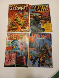 Lot Of 12 Cent Comic Books GI Combat  & More