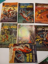 Lot Of Vintage 12 Cent Lost In Space Comic Books