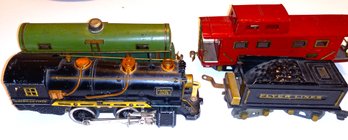 Old American Flyer All Metal Train Set