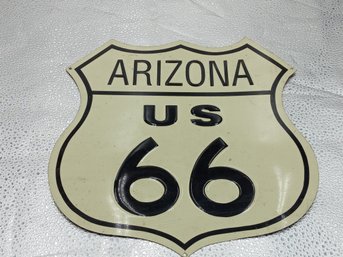 Metal Arizona Route 66 Sign