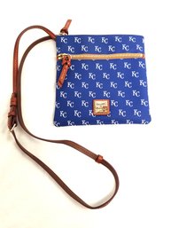Dooney & Bourke MLB KC Royals Small Crossbody Handbag With Shoulder Strap