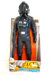 Star Wars Collectible Tie Fighter Pilot 18'  Rebels Action Figure Jakks Pacific 2014 - NOS