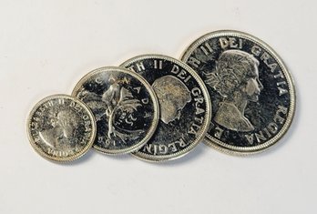 SILVER 1964 Canadian PROOF Coins Set