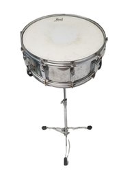Pearl Snare Drum With Stand
