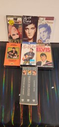 Collection Of Elvis Vhs Video Tapes