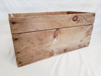 Vintage Simple Wood Oblong Crate