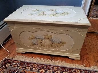 Beautifully Detailed Storage Trunk/toy Chest, 26' X 15' X 16'H
