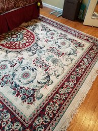 Wool Area Rug By Aubusson - 8'x11'