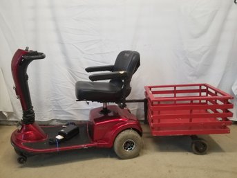 Pride Golden Companion 4 Wheel Mobility Scooter With Trailer