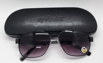 Eyebobs Matte Black/Black Gradient Sunglass Readers In Black Branded Case