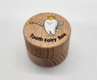 Cute Wooden Tooth Fairy Box