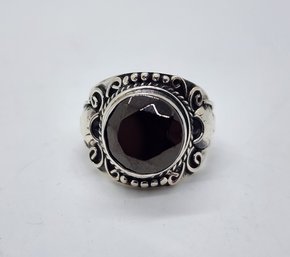 Bali, Shungite Ring In Sterling