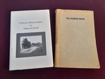 Colebrook Book Lot Of 2- One Book Is Signed