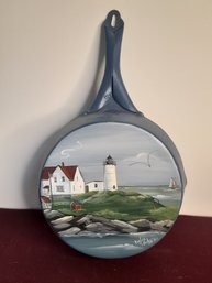 D&S Coutry Gifts Lighthouse Painted Pan