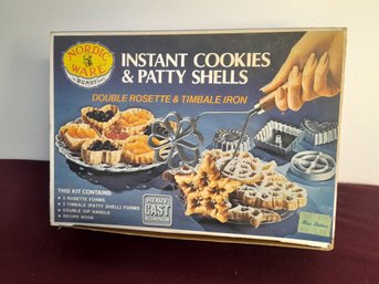 Instant Cookies & Patty Shells Double Rosette & Timbale Iron