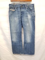 Men's Vintage Diesel Button Fly Straight Leg Jeans Size 32W X 32L