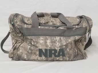 NRA Digital Camo Duffle Bag With Shoulder Strap