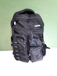 SwissTech Black Lucerne School Backpack With Laptop And Tablet Sleeve