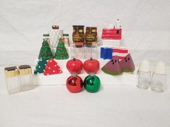 12 Sets Of Collectible Salt & Pepper Shakers