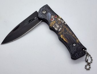 Cool Grim Reaper Pocket Knife