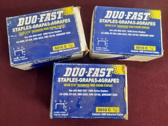 Duo Fast Staples Lot 12