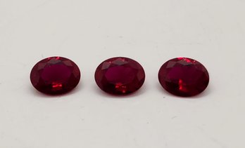 3 Lab Rubies