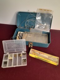 Blue Tackle Box Lot 16