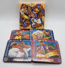 Camel Joe's Beach Club Coaster Set