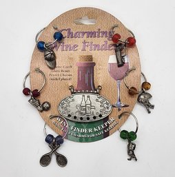 New Old Stock Sports Themed Wine Charms