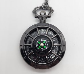 Brand New Compass Pocket Watch