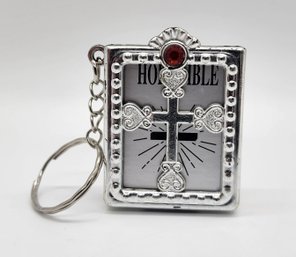 Brand New Holy Bible Style Keychain