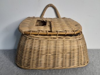 Lidded Woven Basket