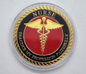 Nurses Prayer Commerative Coin In Case